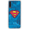 DC Comics Superman Logo Background Pattern Galaxy A50 Clear Case
