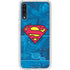 DC Comics Superman Logo Background Pattern Galaxy A50 Clear Case