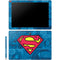 DC Comics Superman Logo Background Pattern Galaxy Book 12in Skin