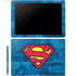 DC Comics Superman Logo Background Pattern Galaxy Book 12in Skin