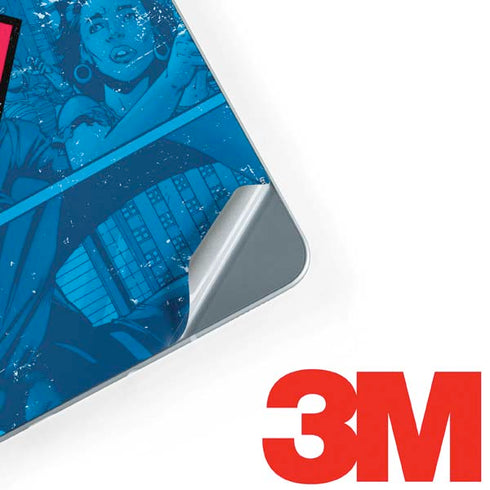 DC Comics Superman Logo Background Pattern Galaxy Book 12in Skin