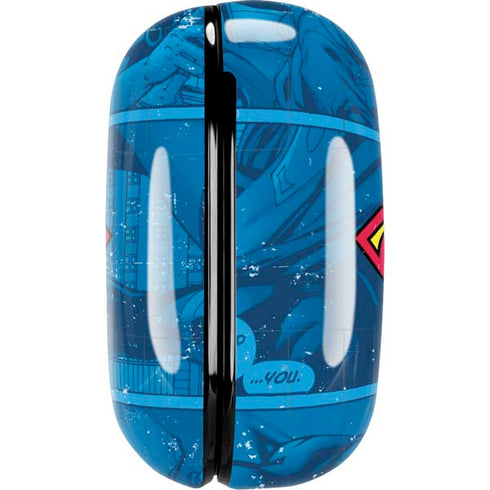 DC Comics Superman Logo Background Pattern Galaxy Buds Pro Skin