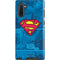 DC Comics Superman Logo Background Pattern Galaxy Note 10 Pro Case