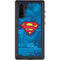 DC Comics Superman Logo Background Pattern Galaxy Note 10 Waterproof Case