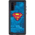 DC Comics Superman Logo Background Pattern Galaxy Note 10 Waterproof Case