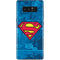 DC Comics Superman Logo Background Pattern Galaxy Note 8 Skin