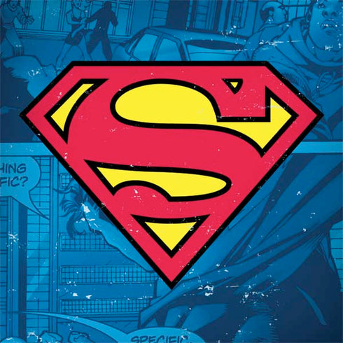 DC Comics Superman Logo Background Pattern Galaxy Note 8 Skin