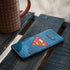 DC Comics Superman Logo Background Pattern Galaxy S10e Skin