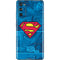 DC Comics Superman Logo Background Pattern Galaxy S20 Fan Edition Skin