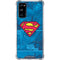 DC Comics Superman Logo Background Pattern Galaxy S20 FE Clear Case