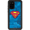 DC Comics Superman Logo Background Pattern Galaxy S20 Plus Waterproof Case