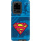 DC Comics Superman Logo Background Pattern Galaxy S20 Ultra 5G Pro Case