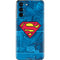 DC Comics Superman Logo Background Pattern Galaxy S21 5G Skin