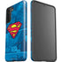 DC Comics Superman Logo Background Pattern Galaxy S21 FE Pro Case