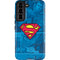 DC Comics Superman Logo Background Pattern Galaxy S22 Pro Case