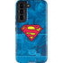 DC Comics Superman Logo Background Pattern Galaxy S22 Pro Case