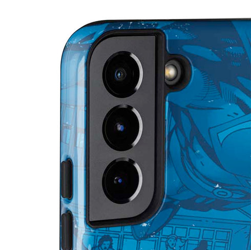 DC Comics Superman Logo Background Pattern Galaxy S22 Pro Case