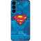 DC Comics Superman Logo Background Pattern Galaxy S22 Skin