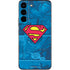 DC Comics Superman Logo Background Pattern Galaxy S22 Skin