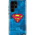 DC Comics Superman Logo Background Pattern Galaxy S22 Ultra Pro Case