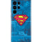 DC Comics Superman Logo Background Pattern Galaxy S22 Ultra Skin