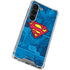 DC Comics Superman Logo Background Pattern Galaxy S23 Clear Case