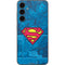 DC Comics Superman Logo Background Pattern Galaxy S23 FE Skin