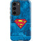 DC Comics Superman Logo Background Pattern Galaxy S23 Pro Case