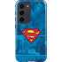 DC Comics Superman Logo Background Pattern Galaxy S23 Pro Case