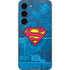 DC Comics Superman Logo Background Pattern Galaxy S23 Skin