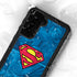 DC Comics Superman Logo Background Pattern Galaxy S23 Waterproof Case