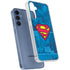 DC Comics Superman Logo Background Pattern Galaxy S24 Clear Case