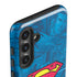 DC Comics Superman Logo Background Pattern Galaxy S24 Plus Impact Case