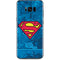 DC Comics Superman Logo Background Pattern Galaxy S8 Skin