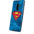 DC Comics Superman Logo Background Pattern Galaxy S9 Plus Skin