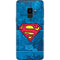 DC Comics Superman Logo Background Pattern Galaxy S9 Skin