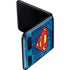 DC Comics Superman Logo Background Pattern Galaxy Z Flip Skin