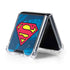 DC Comics Superman Logo Background Pattern Galaxy Z Flip5 5G Clear Case