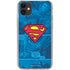 DC Comics Superman Logo Background Pattern iPhone 11 Clear Case