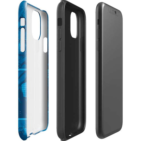DC Comics Superman Logo Background Pattern iPhone 11 Pro Max Impact Case
