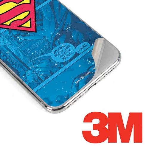 DC Comics Superman Logo Background Pattern iPhone 11 Pro Max Skin