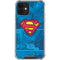 DC Comics Superman Logo Background Pattern iPhone 12 Clear Case