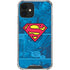 DC Comics Superman Logo Background Pattern iPhone 12 Clear Case