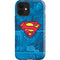 DC Comics Superman Logo Background Pattern iPhone 12 Impact Case
