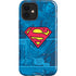 DC Comics Superman Logo Background Pattern iPhone 12 Impact Case