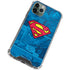 DC Comics Superman Logo Background Pattern iPhone 12 Pro Clear Case