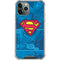 DC Comics Superman Logo Background Pattern iPhone 12 Pro Max Clear Case