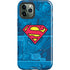 DC Comics Superman Logo Background Pattern iPhone 12 Pro Max Impact Case