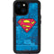 DC Comics Superman Logo Background Pattern iPhone 13 Mini Waterproof Case