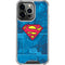DC Comics Superman Logo Background Pattern iPhone 13 Pro Clear Case